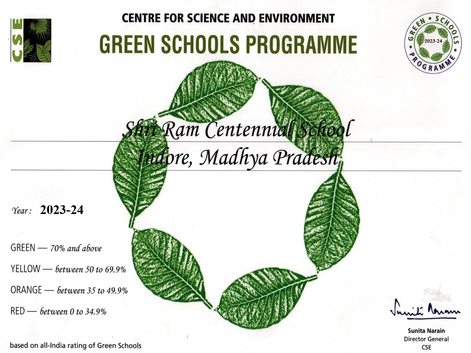 Shri Ram Centennial School Students Excel in Sahodaya Senior Bal Vigyan (Biology)