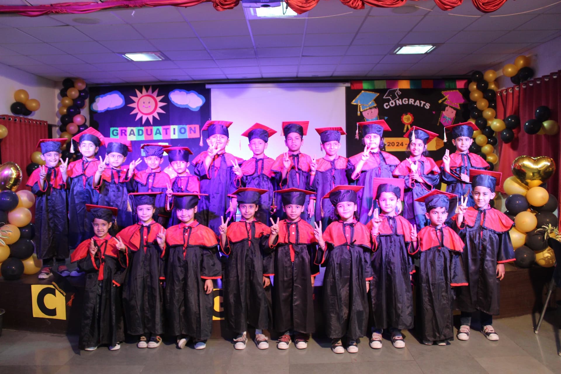 "Our little stars shone bright today!